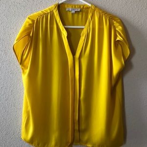 Women's Yellow LOFT Blouse